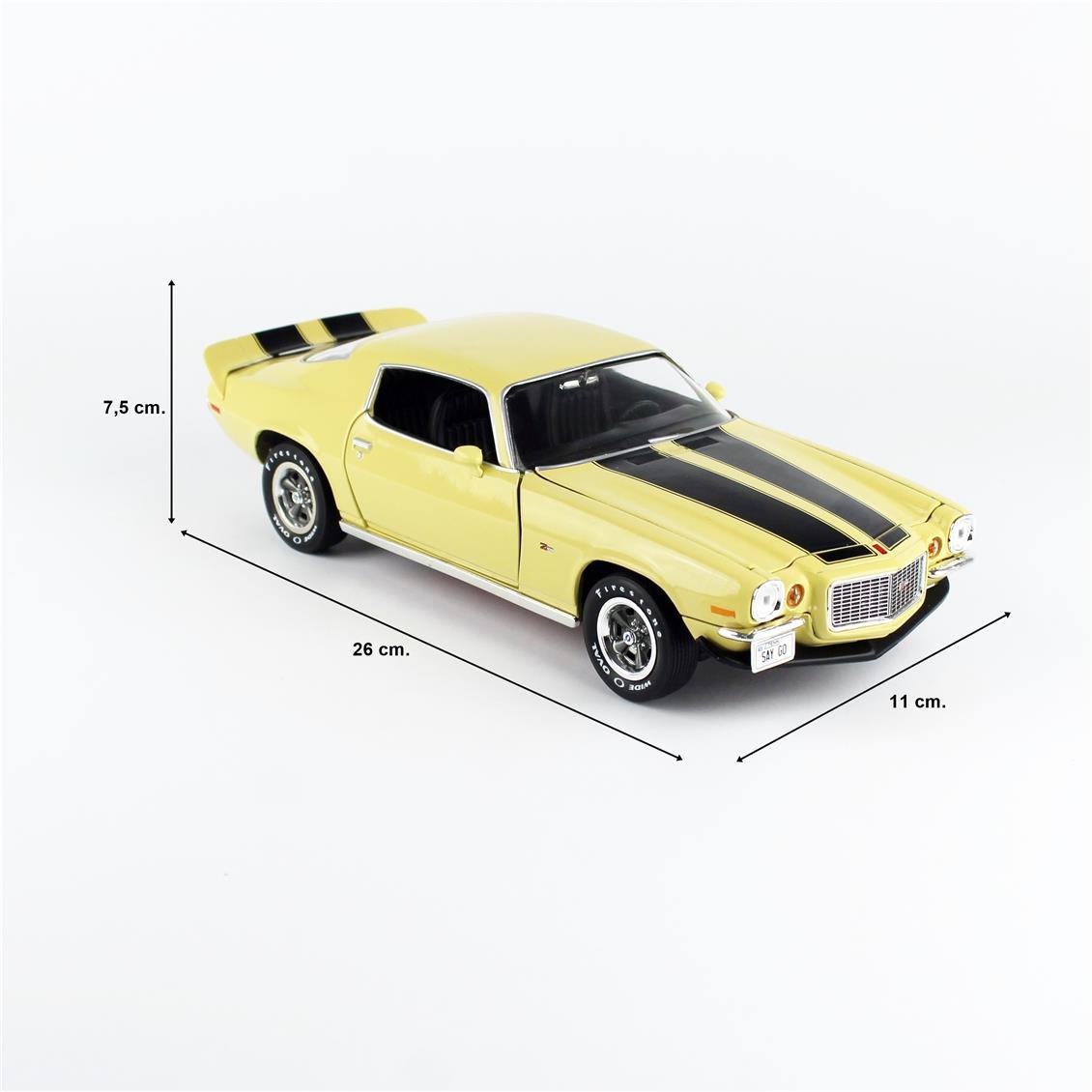 AutoWorld AMM1311 1972 Chevrolet Camaro Z/28 RS - Görsel 5
