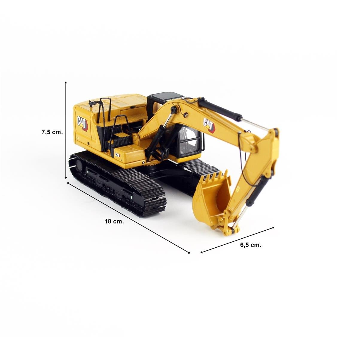 Diecast Masters 85569 1/50 Ölçek, Cat 320 Hydraulic Excavator, Sergilemeye Hazır Metal İş Makinası Modeli - Görsel 5