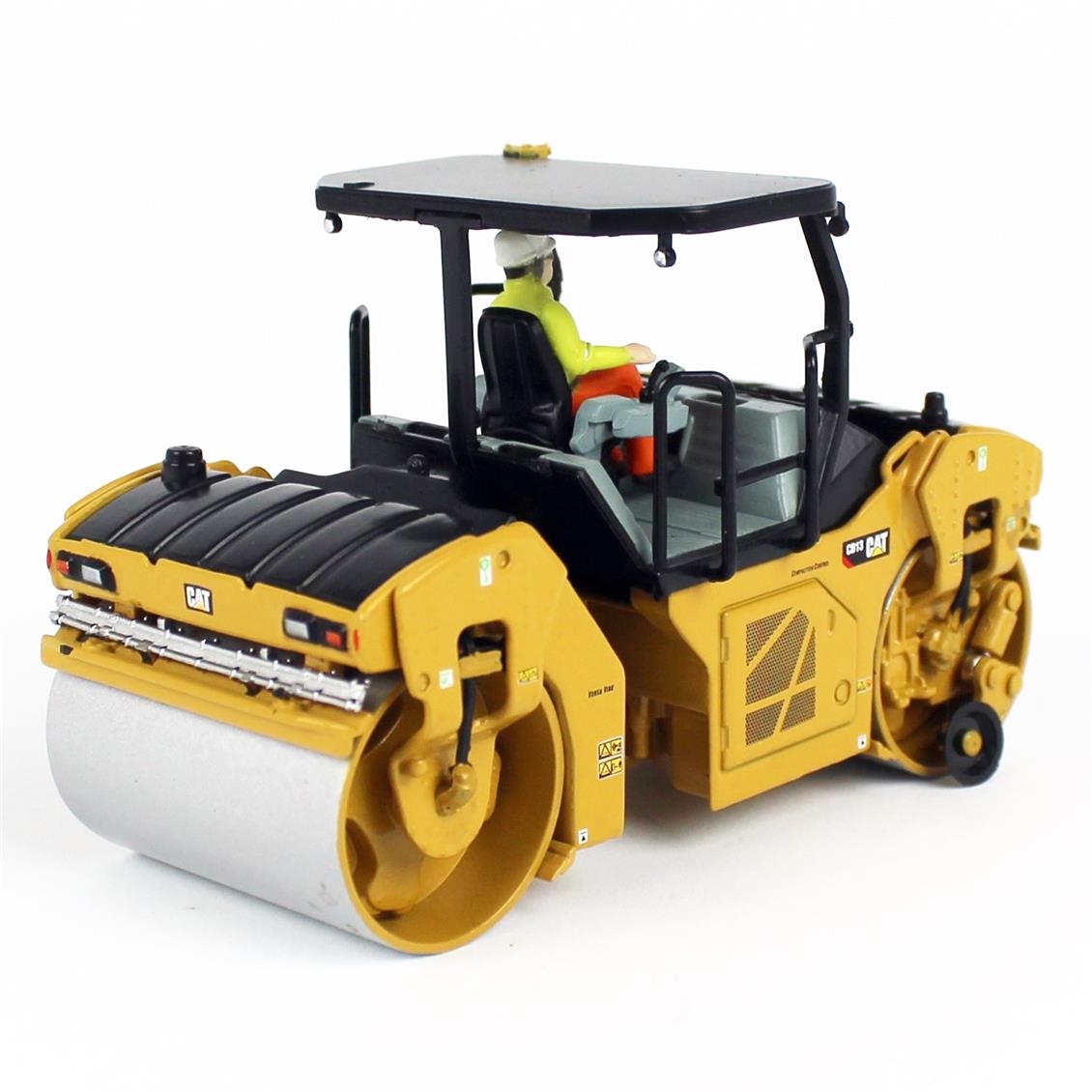 Diecast Masters 85594 1/50 Ölçek, Cat CB-13 Tandem Titreşimli Silindir, Sergilemeye Hazır Metal İş Makinası Modeli - Görsel 4