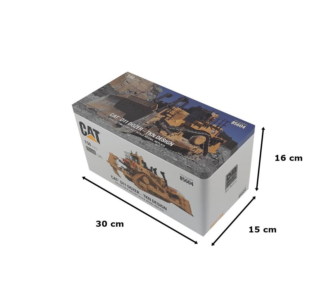 Diecast Masters 85604 1/50 Ölçek, Cat D11 Dozer, TKN Design, Sergilemeye Hazır Metal İş Makinası Modeli - Görsel 5