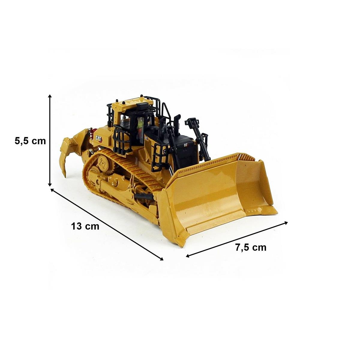 Diecast Masters 85659 1/87 Ölçek, Cat D11 Dozer, Sergilemeye Hazır Metal İş Makinası Modeli - Görsel 5