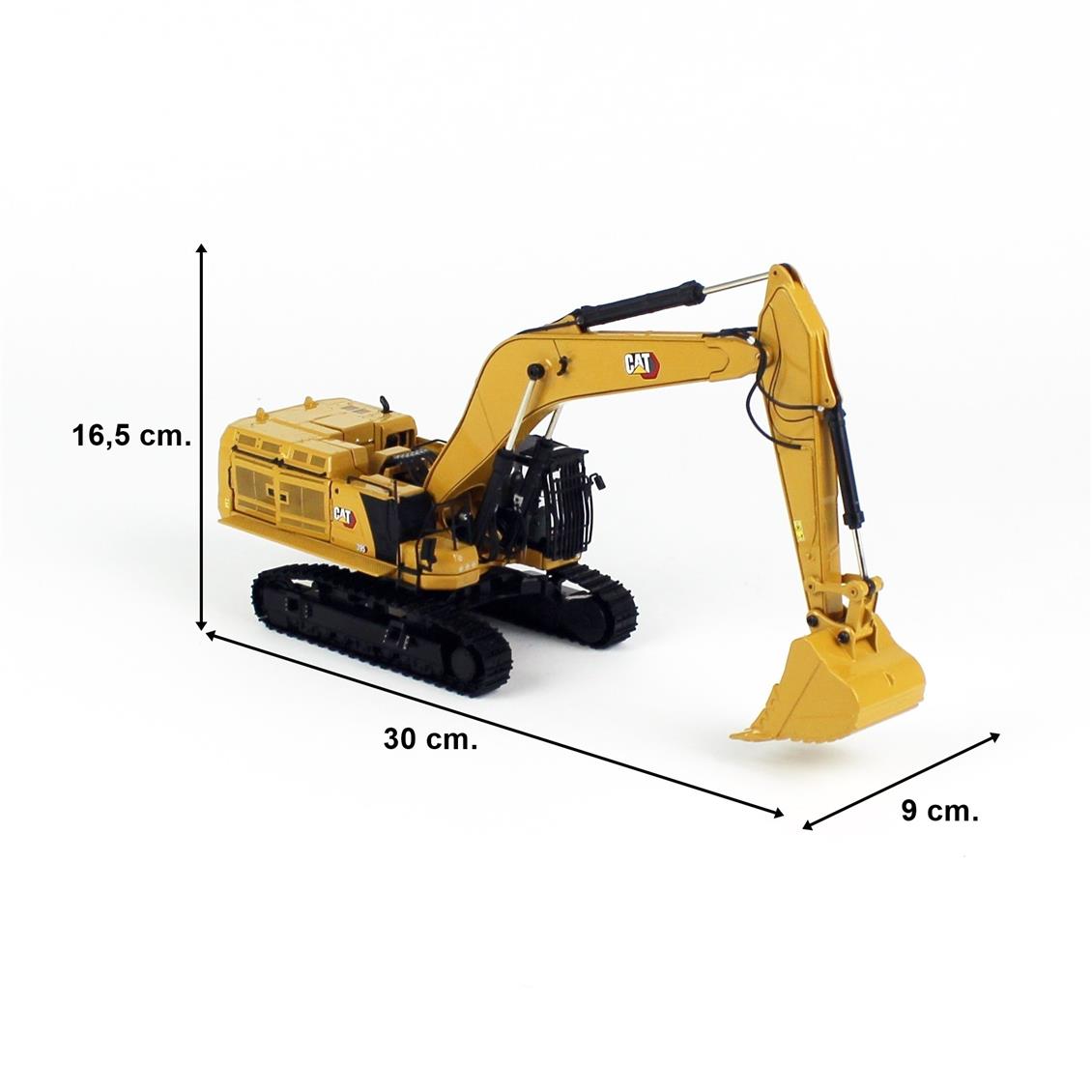 Diecast Masters 85709 1/50 Ölçek, Cat 395 Geniş Tip Ekskavatör, Sergilemeye Hazır Metal İş Makinası Modeli - Görsel 5