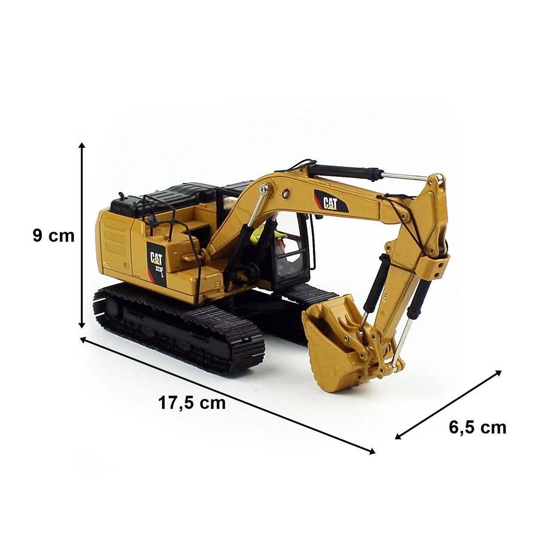 Diecast Masters 85924 1/50 Ölçek, Cat 323F Exkavatör, Sergilemeye Hazır Metal İş Makinası Modeli - Görsel 5
