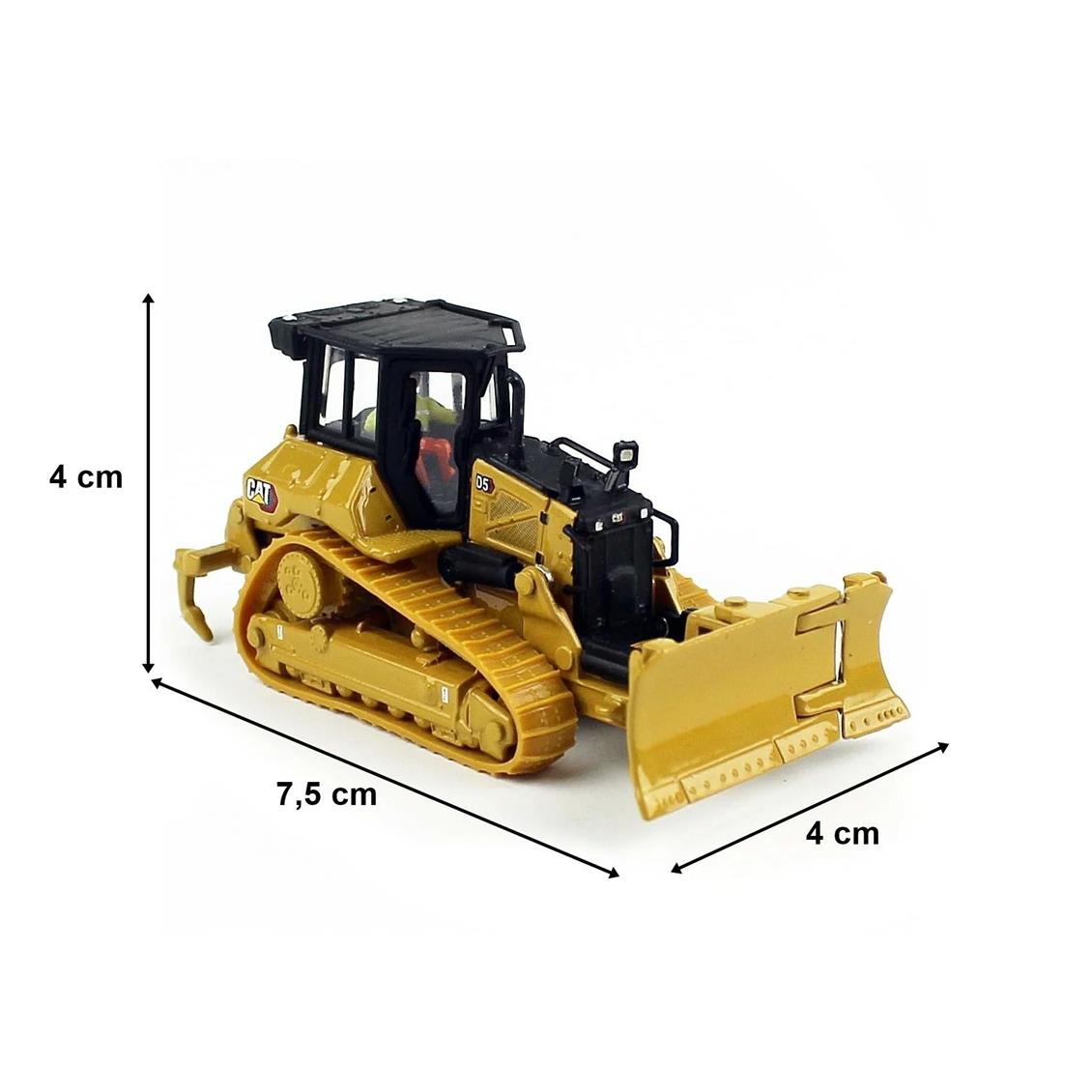 Diecast Masters 85953 1/87 Ölçek, Cat D5 Dozer, Sergilemeye Hazır Metal İş Makinası Modeli - Görsel 5
