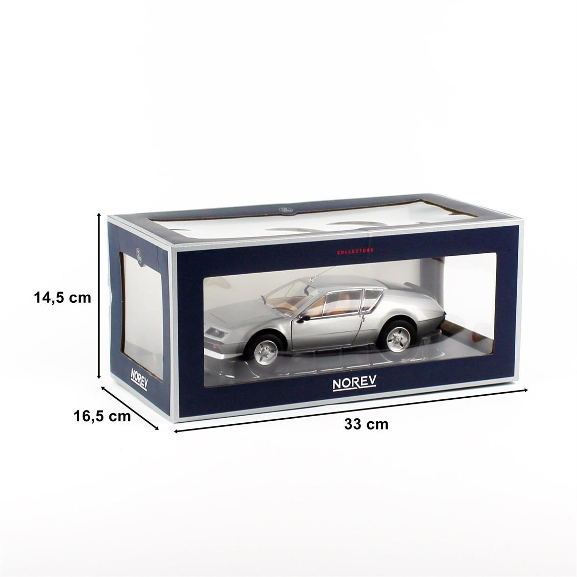 Norev 185320 1/18 Ölçek, 1979 Alpine Renault A310 V6, Gümüş, Sergilemeye Hazır Metal Araba Modeli - Görsel 5