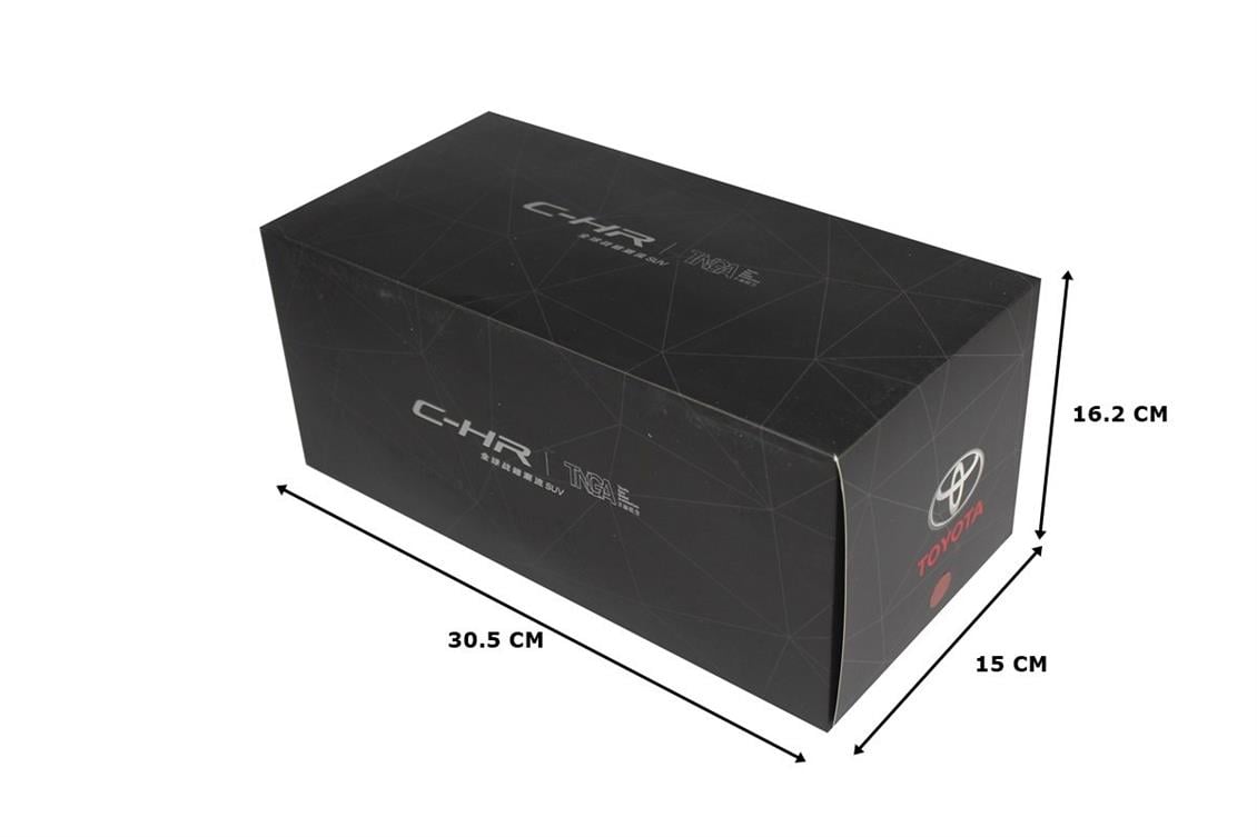 Paudi Model 2533R 1/18 Ölçek, 2019 Toyota CHR, Kırmızı, Sergilemeye Hazır Metal Araba Modeli - Görsel 5