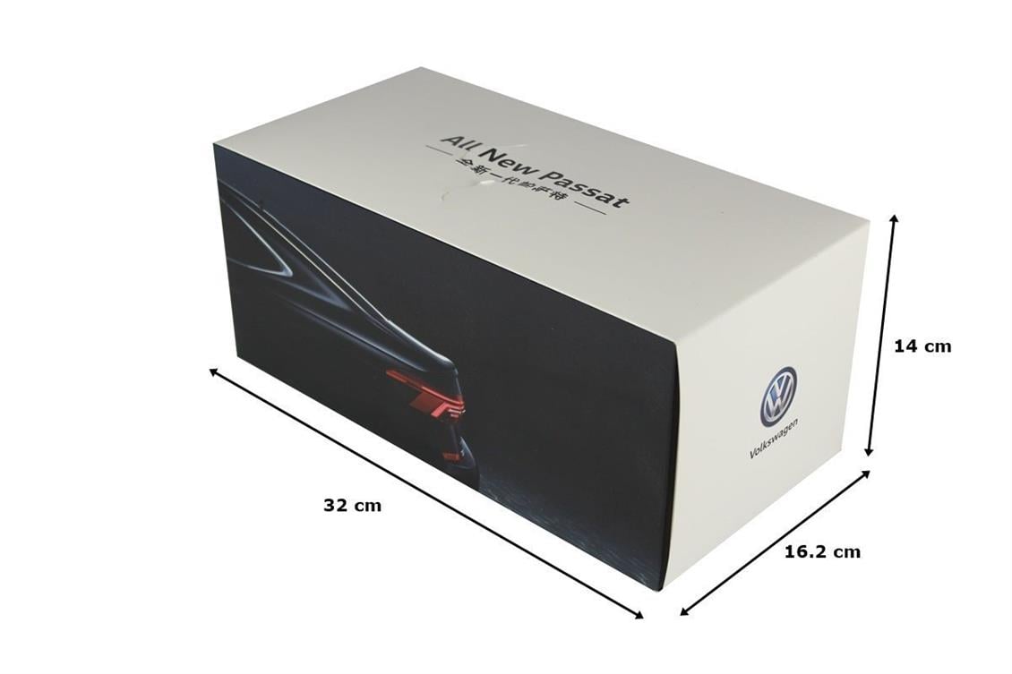 Paudi Model 2534BR 1/18 Ölçek, 2019 Volkswagen Passat, Kahverengi, Sergilemeye Hazır Metal Araba Modeli - Görsel 5