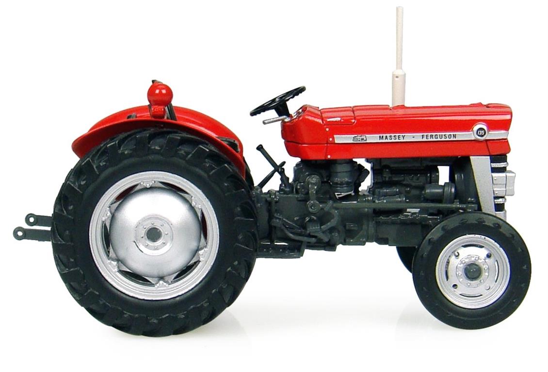 Universal Hobbies UH2785 1/32 Ölçek, Massey Ferguson 135 Kabinsiz Traktör (1965), Sergilemeye Hazır Metal Tarımsal Makina Model - Görsel 7