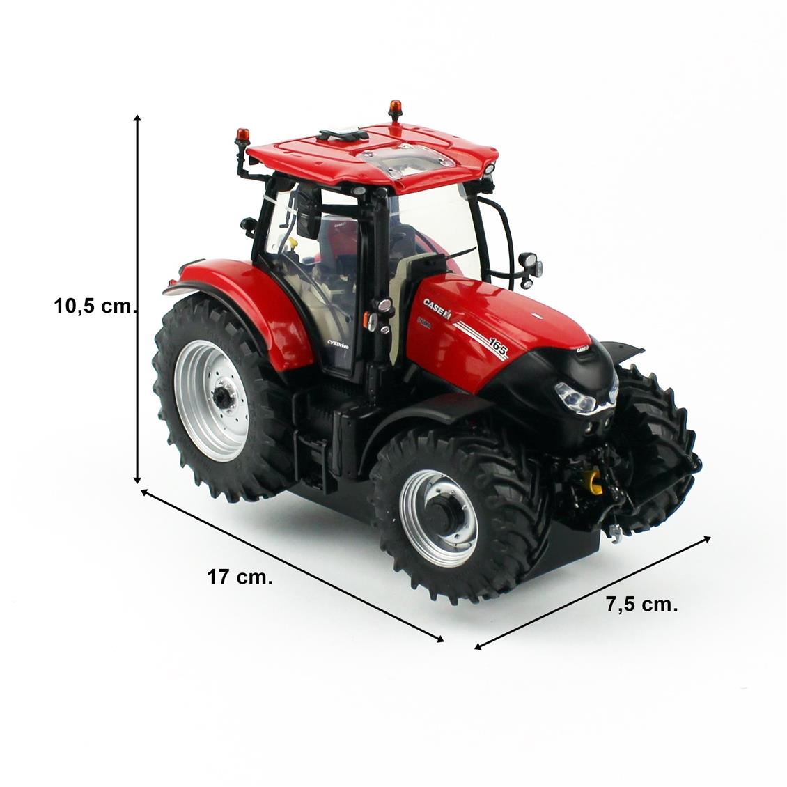 Universal Hobbies UH6449 1/32 Ölçek, Case IH Puma 165 CVX 2023 Traktör, Sergilemeye Hazır Metal Tarımsal Makina Modeli - Görsel 5