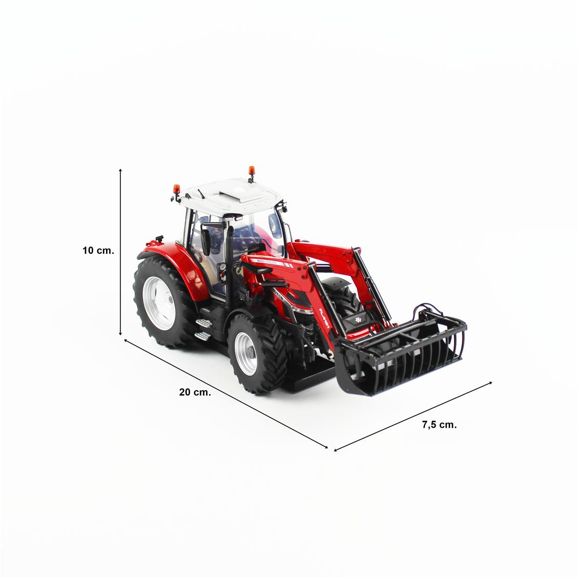 Universal Hobbies UH6603 Massey Ferguson 5S.135 (Önden Kepçeli-FL.4121) Traktör - Görsel 5