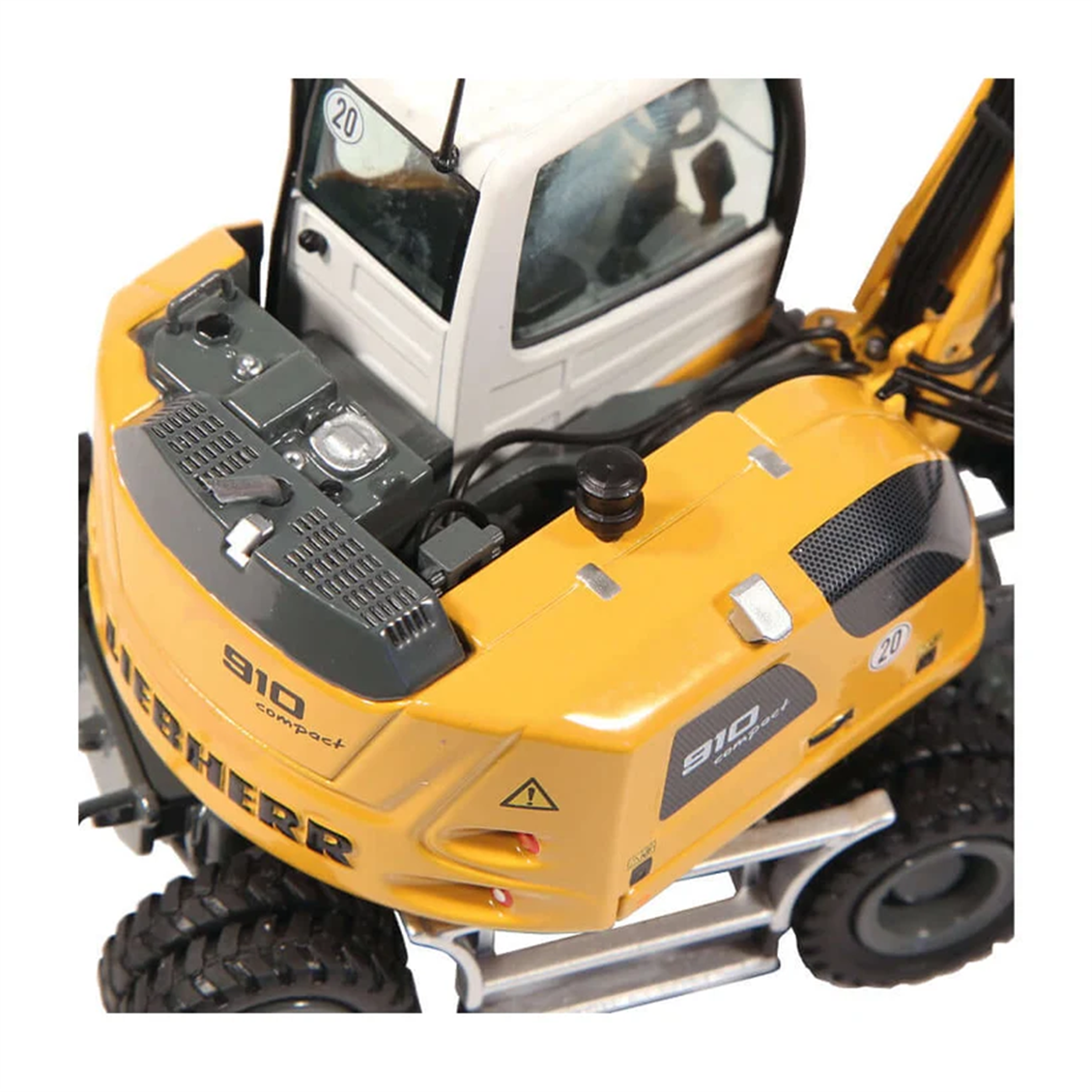 NZG 1000 1/50 Ölçek, Liebherr A910 Tekerlekli Ekskavatör, Sergilemeye Hazır Metal Model - Görsel 4