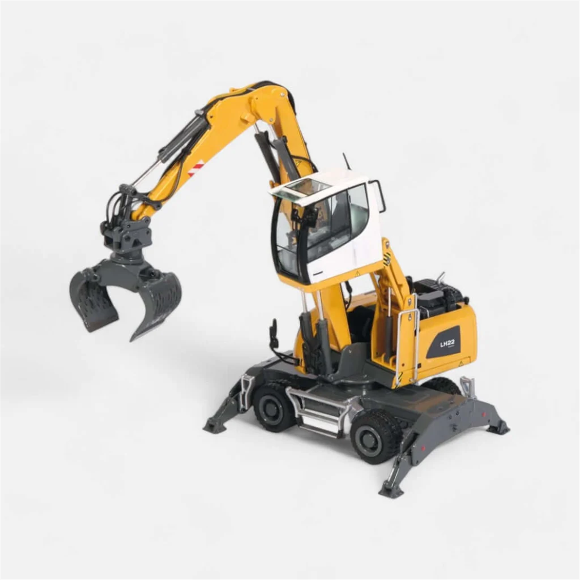 NZG 1001/2 1/50 Ölçek, Liebherr LH22 M Litronic Malzeme Toplayıcı (Yeni Dizayn), Sergilemeye Hazır Metal Model - Görsel 5