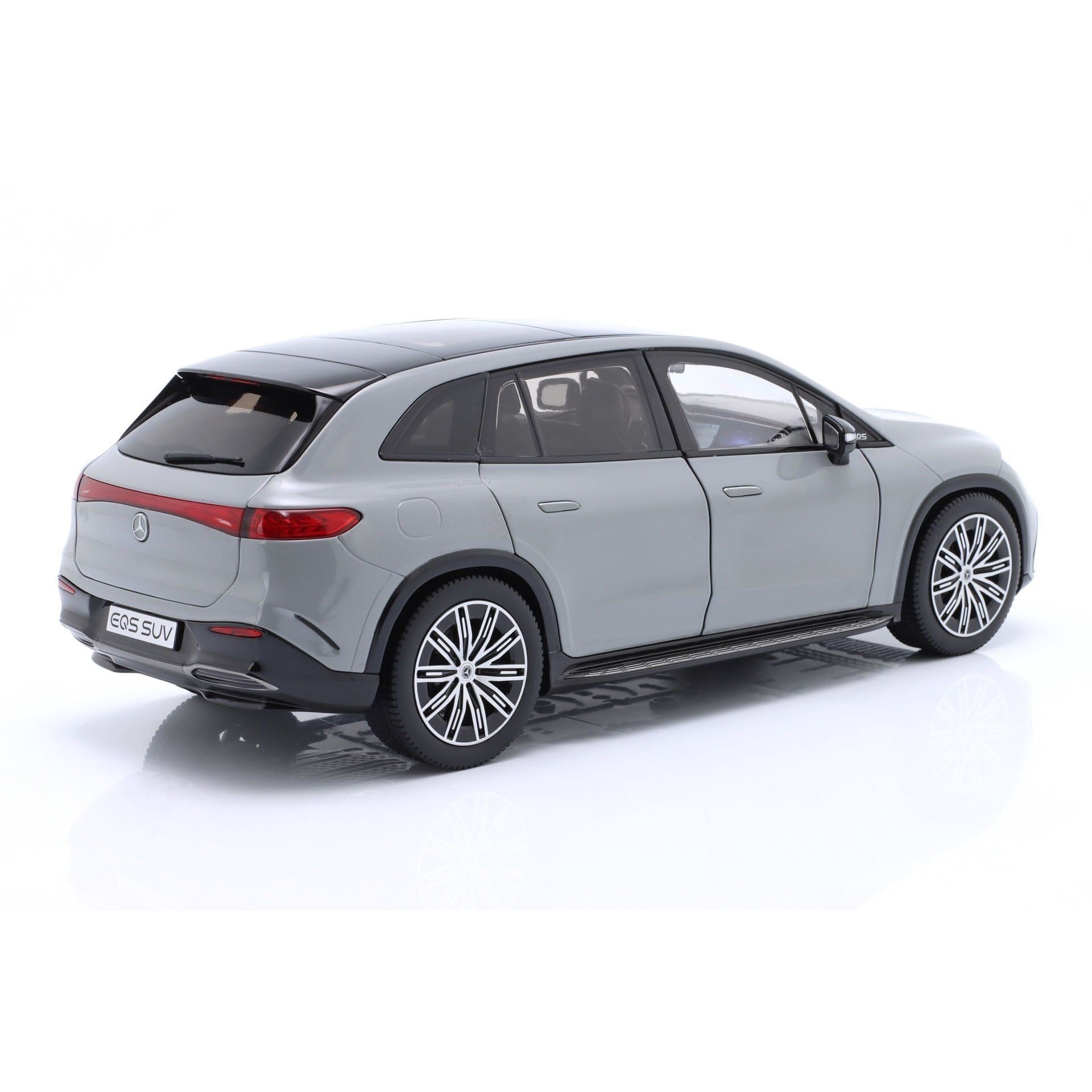 NZG B66960591 1/18 Ölçek,- MERCEDES BENZ - EQS SUV (X296) VON MERCEDES-EQ 2022, Sergilemeye Hazır Metal Araba Modeli - Görsel 4